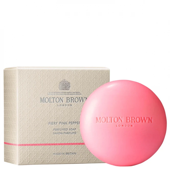 MOLTON BROWN Fiery Pink Pepper Perfumed Soap 3 MOLTON BROWN Fiery Pink Pepper Perfumed Soap – Image 3
