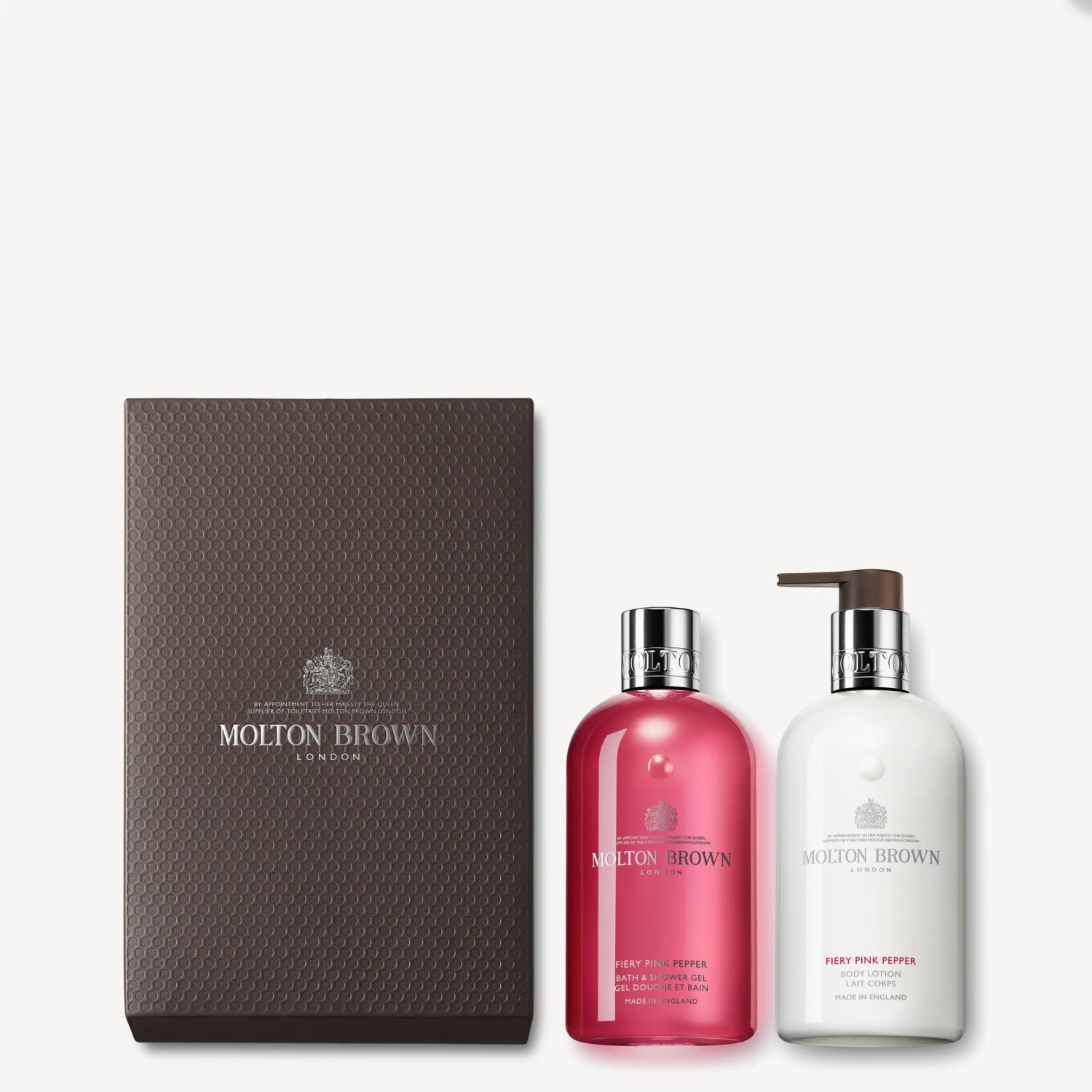 Molton Brown Fiery Pink Pepper Shower Gel & Lotion Gift Set 1 Molton Brown Fiery Pink Pepper Shower Gel & Lotion Gift Set
