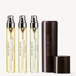 Molton Brown Woody & Aromatic Fragrance Discovery Set And Fragrance Travel Case