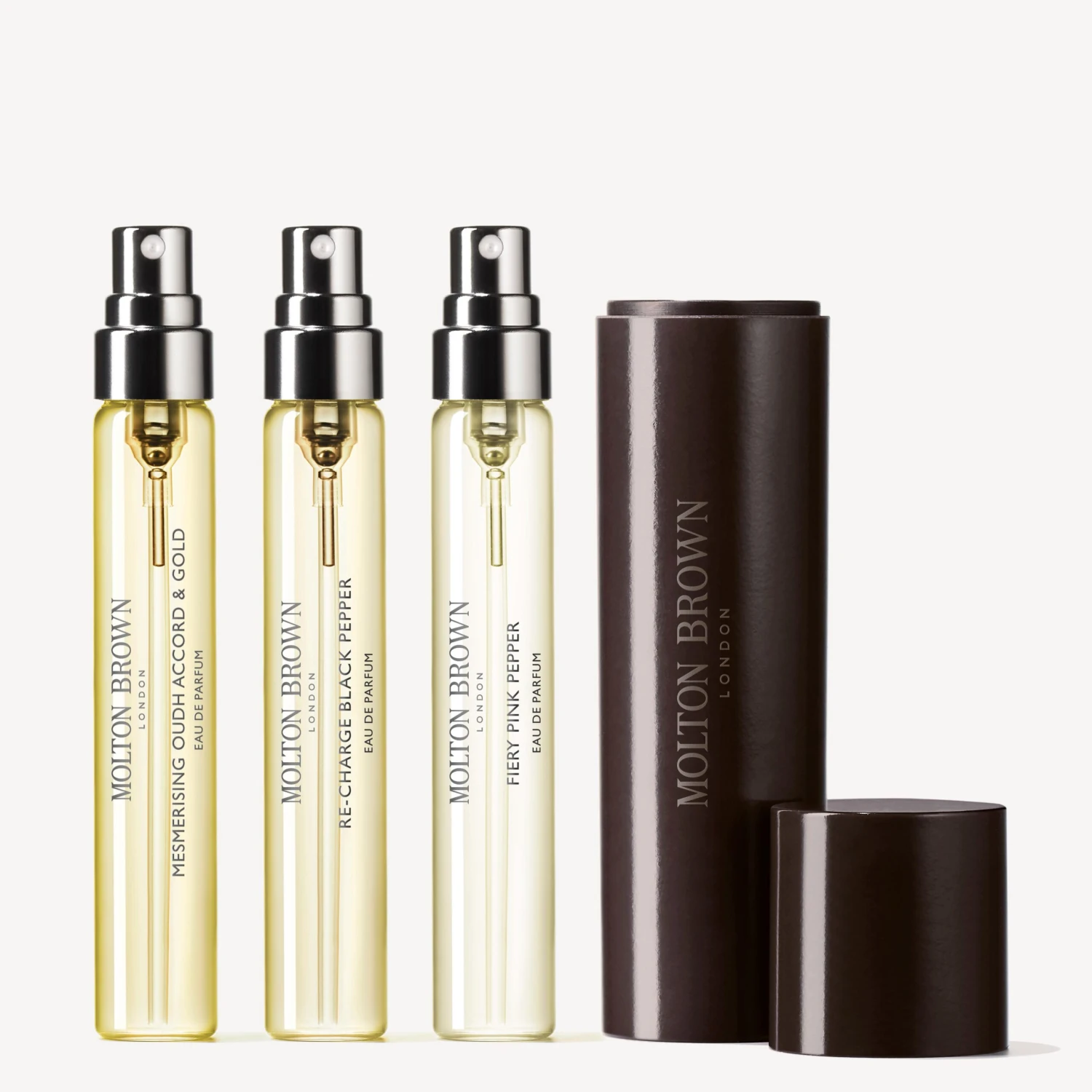 Molton Brown Woody & Ambery Fragrance Discovery Set And Fragrance Travel Case 1 Molton Brown Woody & Ambery Fragrance Discovery Set And Fragrance Travel Case