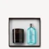 Molton Brown Coastal Cypress & Sea Fennel Signature Candle & Bath & Shower Gel Gift Set