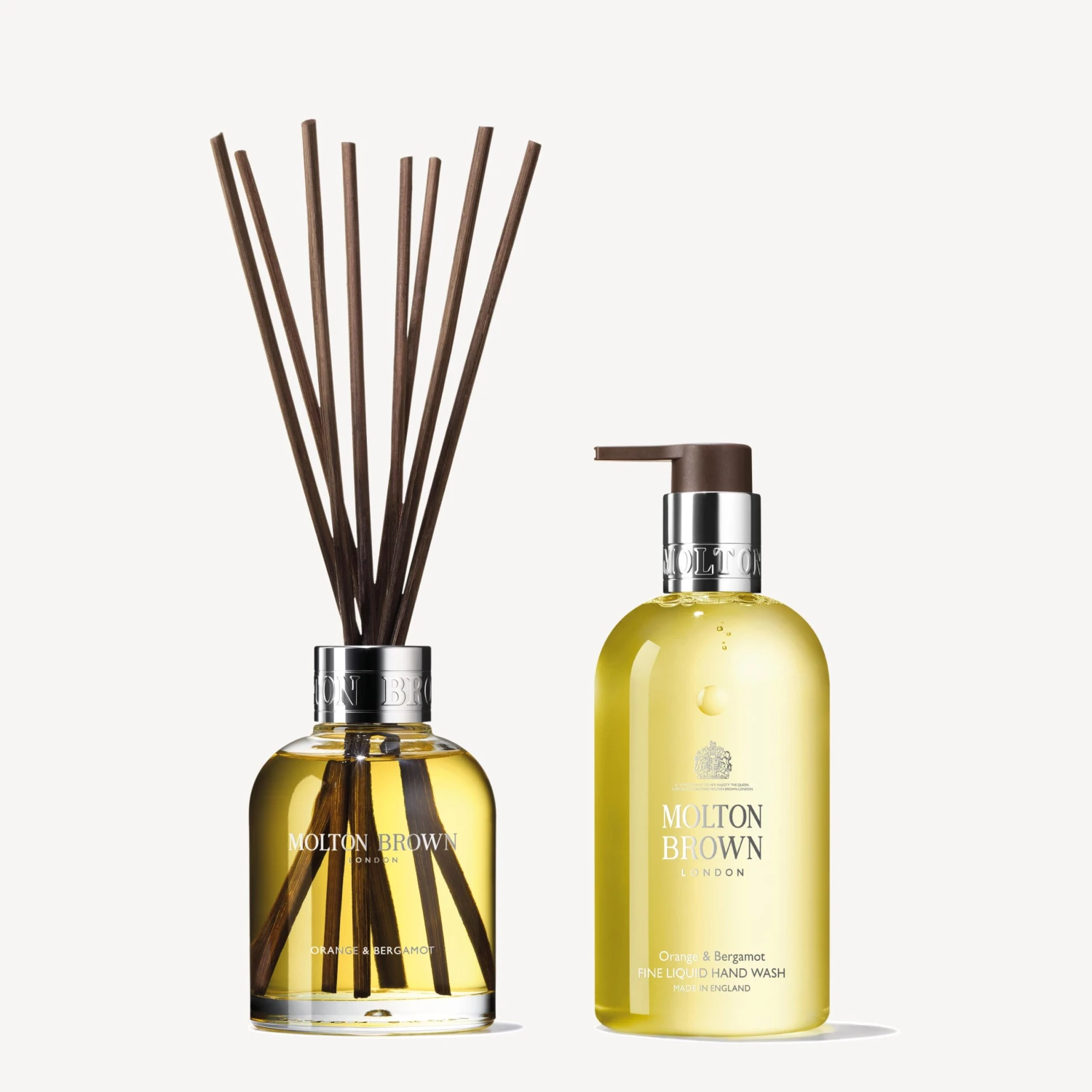 Molton Brown Orange & Bergamot Aroma Reeds & Fine Liquid Hand Wash Gift Set 1 Molton Brown Orange & Bergamot Aroma Reeds & Fine Liquid Hand Wash Gift Set