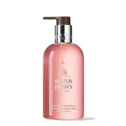 Molton Brown Delicious Rhubarb & Rose Aroma Reeds & Fine Liquid Hand Wash Gift Set -Molton Brown WBB1545 uk Delicious Rhubarb Rose Aroma Reeds Hand Wash Set image 03