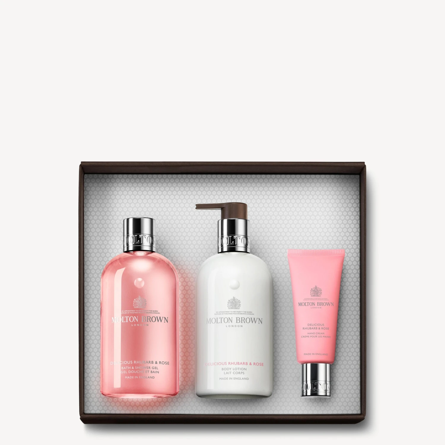 Molton Brown Delicious Rhubarb & Rose Pamper Gift Set 1 Molton Brown Delicious Rhubarb & Rose Pamper Gift Set