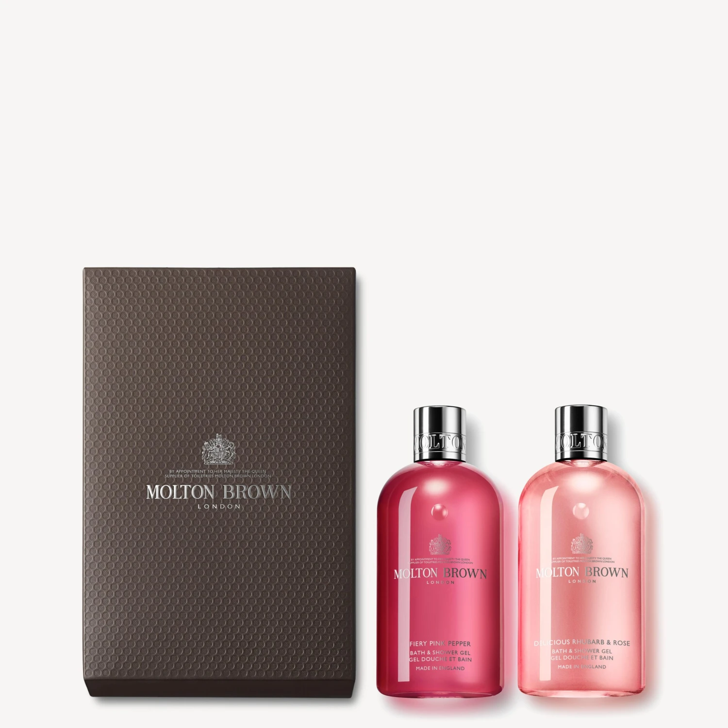 Molton Brown Fiery Pink Pepper & Delicious Rhubarb & Rose Bathing Gift Set 1 Molton Brown Fiery Pink Pepper & Delicious Rhubarb & Rose Bathing Gift Set